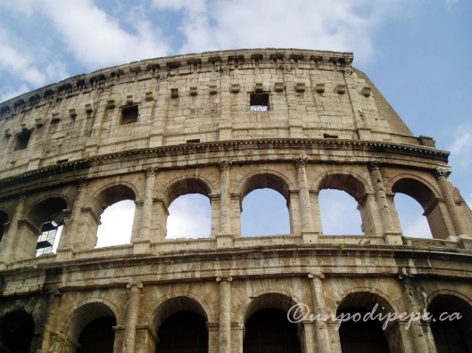 The view across the street from the 'Colosseo' metro stop!