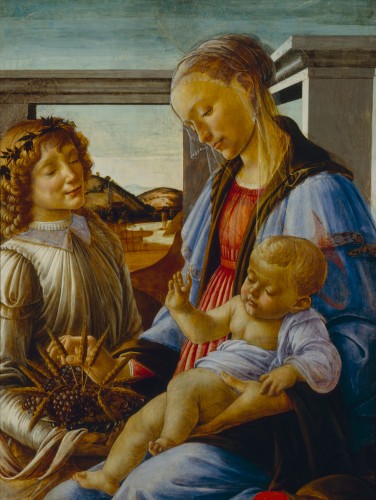 La Madonna dell' Eucaristia (1470) by Sandro Botticelli