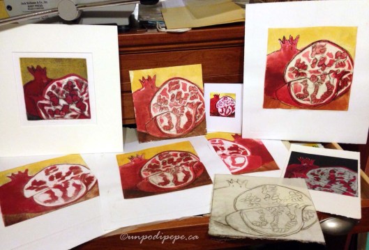 Unfinished melagrane in my studio