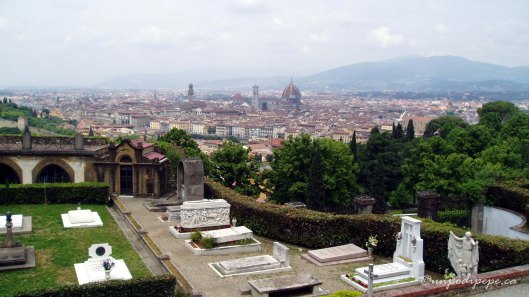 Firenze vista dal cimitero San Miniato al Monte/Firenze seen from the cemetery, San Miniato al Monte