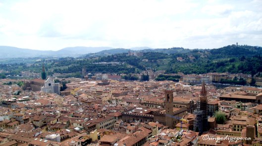 Vista di Santa Croce dalla Torre di Giotto
