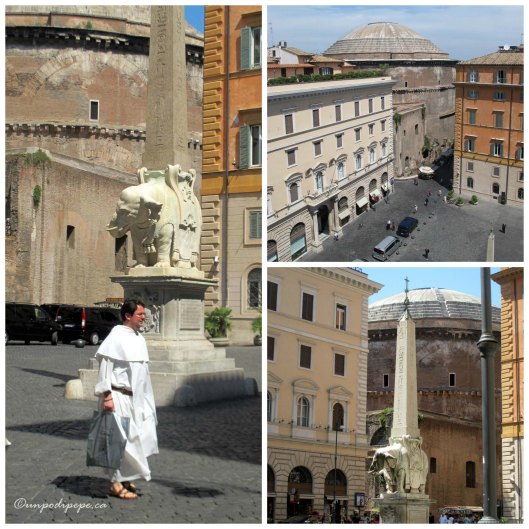 Il Pantheon from Piazza de la Minerva