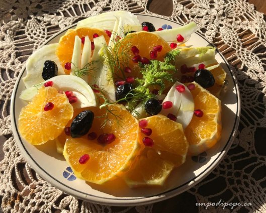 Insalata Purtuall, Orange and fennel salad