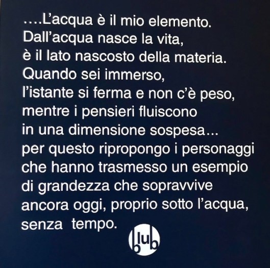 Blub quote Napoli MANN exhibit