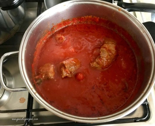 Sugo con braciole