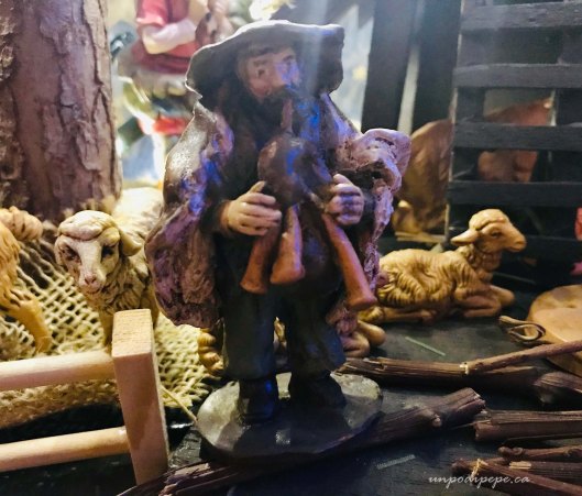 Zampognaro-traditional Abruzzese bagpipe playing shepherd