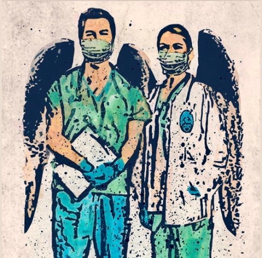 Angeli Custodi TV Boy Street Art Guardian Angels