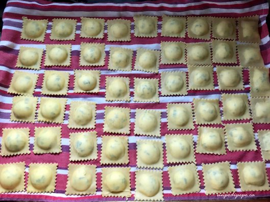 Ravioli di ricotta e spinaci